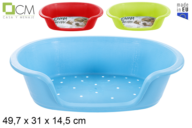 [102951] Berceau pour animaux de compagnie couleurs assorties 50x31 cm