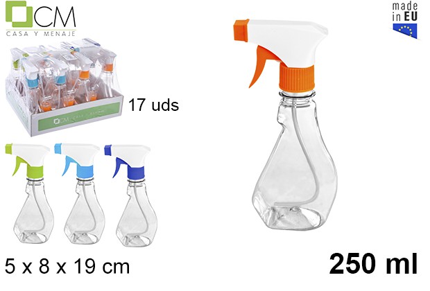 [102801] Bottiglia in plastica con spruzzatore 250 ml