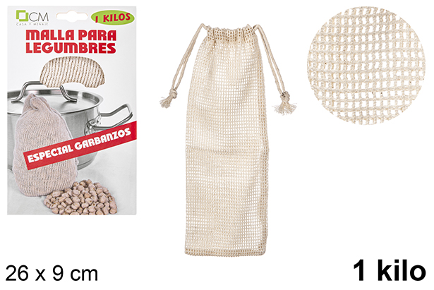 Malla para legumbres 1 kilo