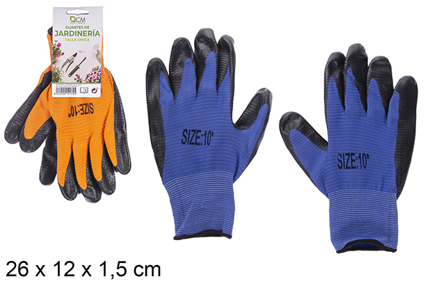 Gants de jardinage taille unique