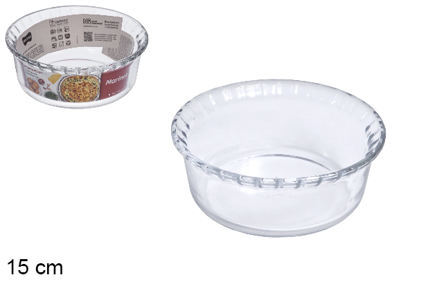 Molde cristal para soufflé pequeño