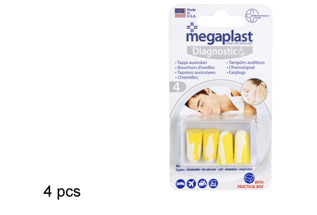 Pack 4 tapones suaves  + recipiente transparentes
