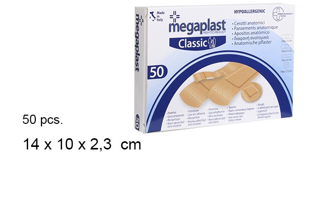 Pack 50 cerotti classici assortite