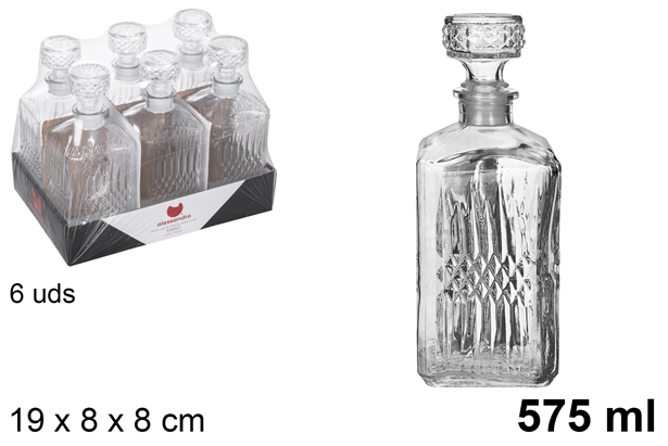 Glass bottle for liquor Ebro 575 ml