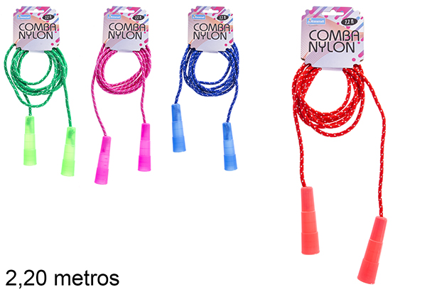 [105618] Comba nylon mango plástico 2,20 m