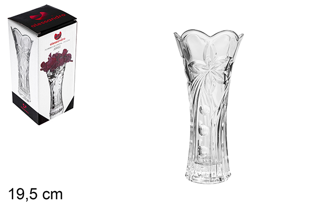 Florero cristal Jerez 19,5 cm