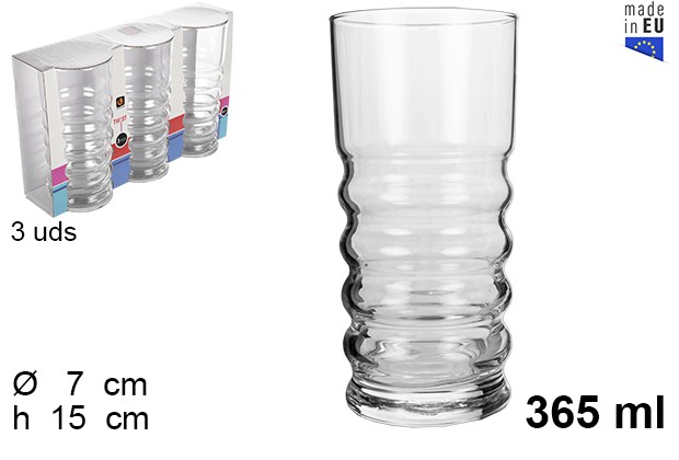 Twist water glass 365 ml