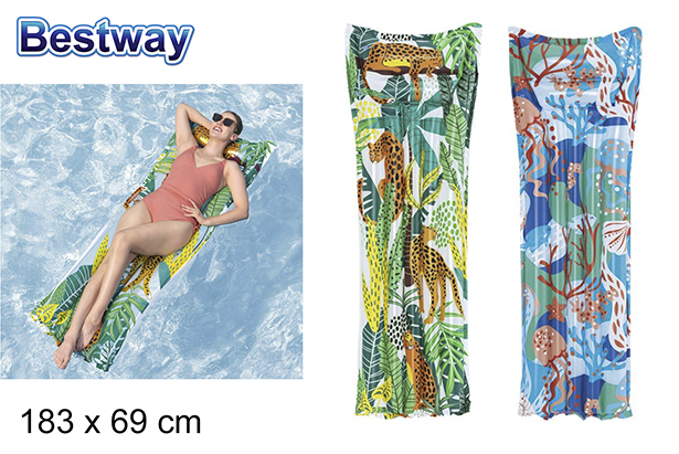 [200260] Colchoneta hinchable diseños surtidos 183x69 cm
