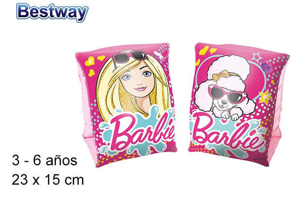 Accoudoirs gonflables Barbie 3-6 ans