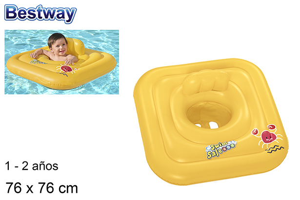 Inflatable float safety chair box bw 1-2 years 