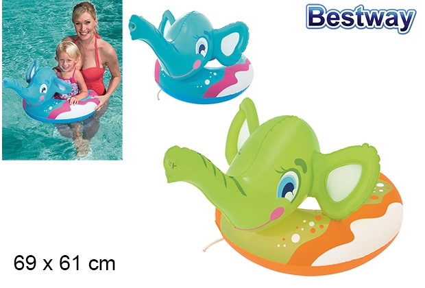 Spray inflatable elephant float 69x61 cm