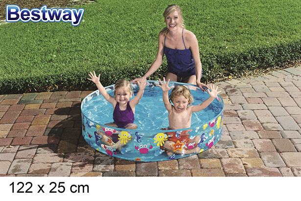 [202949] Piscina inflável fundo de mar 122x25 cm