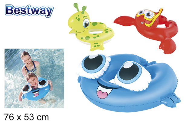 Boia insuflável de animais marinhos 76x53 cm