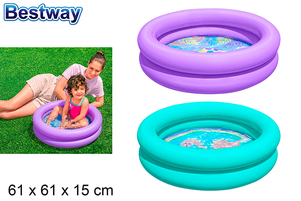 [203024] Piscina hinchable redonda fondo decorado bw 61 cm