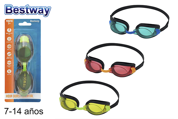 [200171] Gafas natación Pro Racer colores surtidos 7-14 años