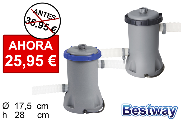Bomba filtro para piscinas 1.249 l.