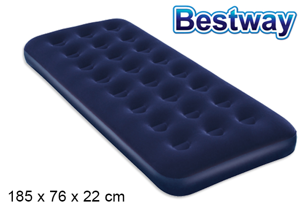 Inflatable mattress Single box bw 185x76 cm