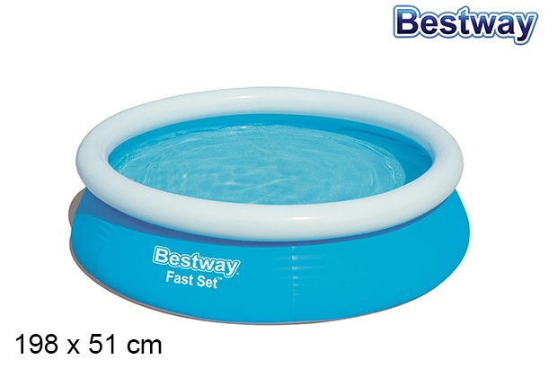 Piscina hinchable aro Fast Set 198 cm