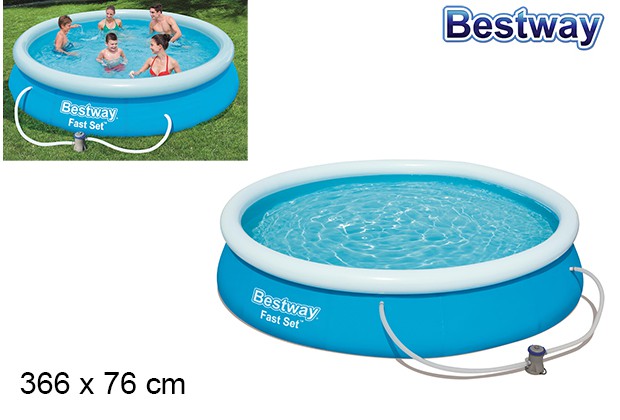 [202961] Piscina hinchable aro Fast Set 366 cm