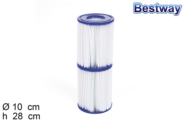 [202967] Pack 2 filtros cartucho tipo II para depuradora