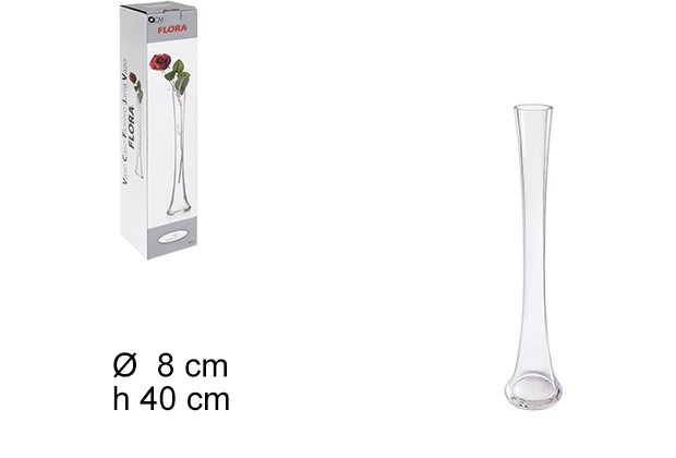 Natural round Lungo vase 40 cm