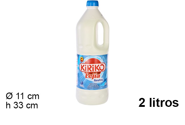 Lejía lavadora Kiriko 2 l.