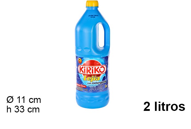 Eau de Javel + détergent Kiriko 2 l.