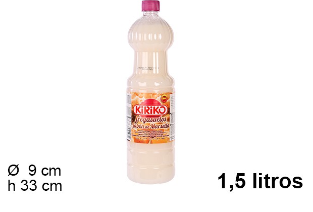 Nettoyant sol au savon de Marseille Kiriko 1,5 l.