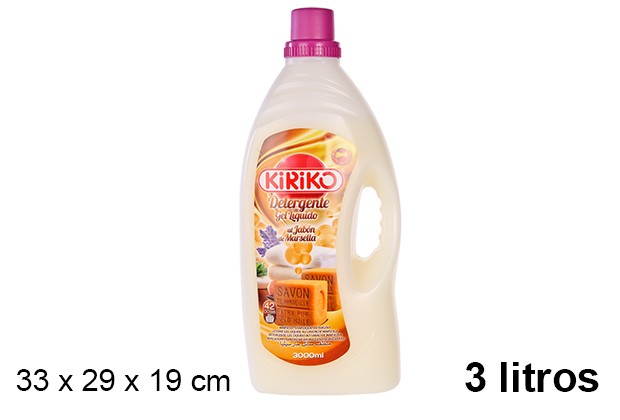 Sabão de Marselha detergente líquido 3 l.