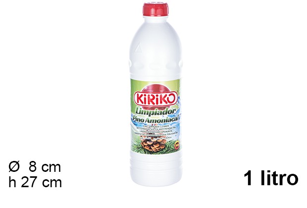 Limpiador amoniacal Kiriko 1 l.
