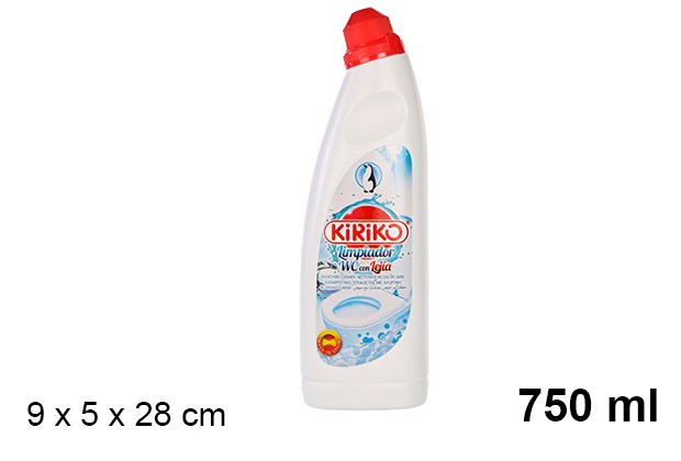 Limpiador WC con lejía Kiriko 750 ml