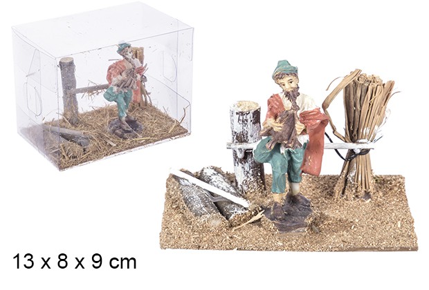 Figura per presepe di Natale profession  