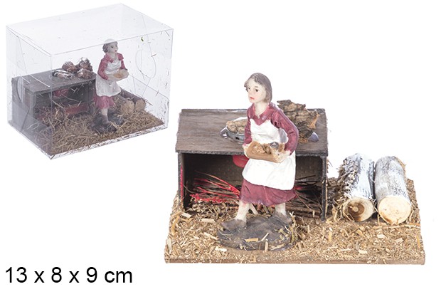 [106305] Figura per presepe di Natale professione 