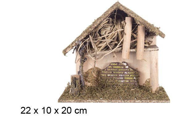 Casetta in legno 22x10x20 cm