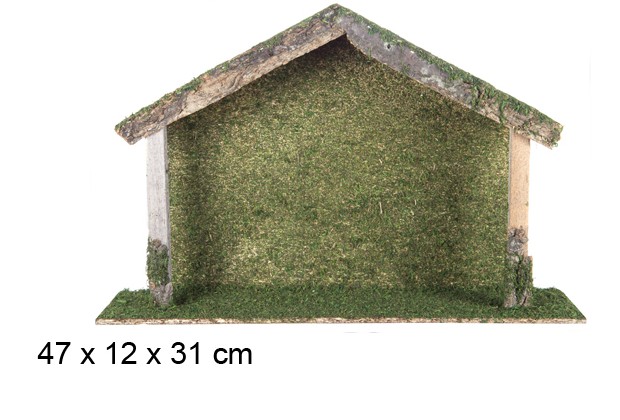 Cabaña madera 47x12x31 cm