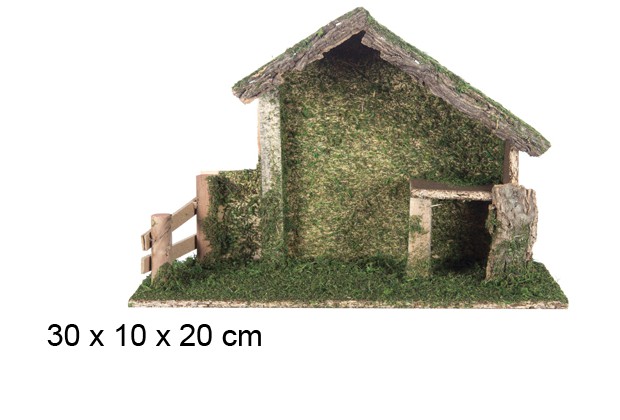 Cabine de madeira 30x10x20 cm