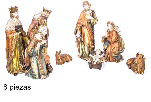 Nativity set 8 pieces