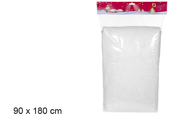 Rolo em feltro branco 90x180 cm