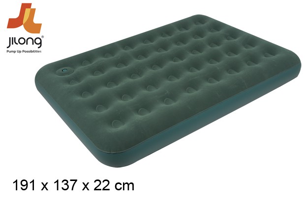 Double air bed with inflator included