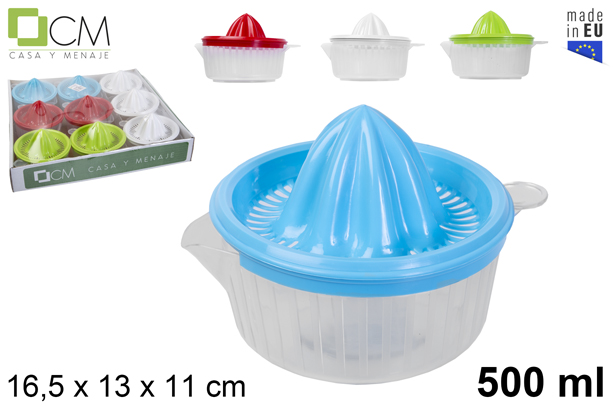 Spremiagrumi design rotondo coperchio colore 0,5 l.