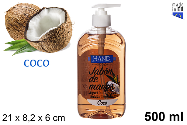 Jabón líquido de manos coco 500 ml