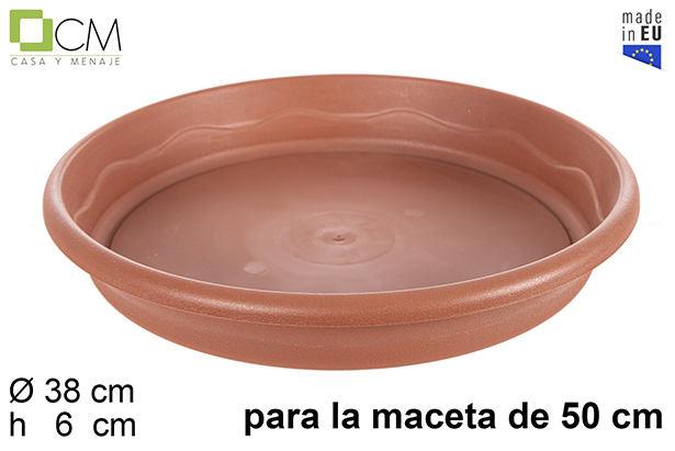 [103099] Plato maceta Elsa terracota 50 cm