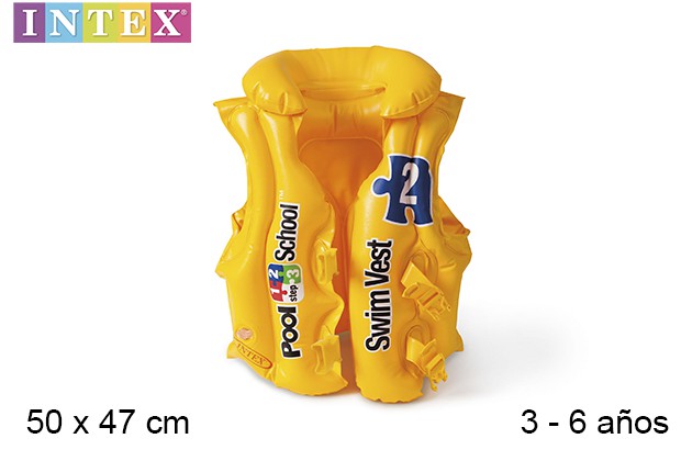 Chaleco hinchable Deluxe 3-6 años 50x47 cm