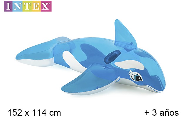 Small inflatable whale 152x114 cm