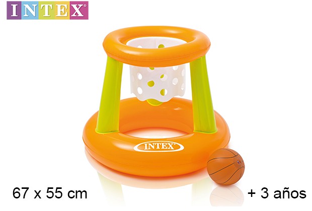 Panier de basket gonflable pour piscine