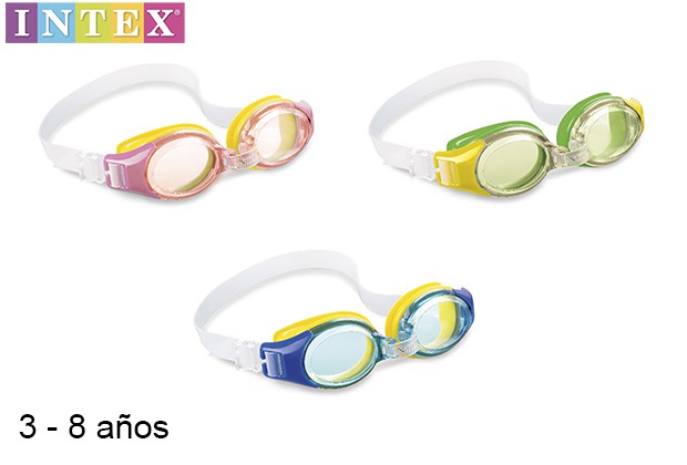 Gafas natación colores surtidos 3-8 años