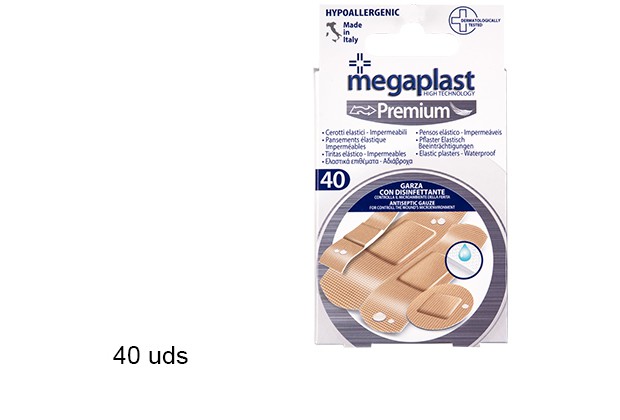 Pack 40 Premium waterproof elastic band-aids