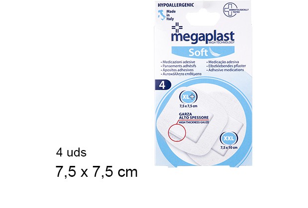 Pack 4 maximum protection adhesive dressings