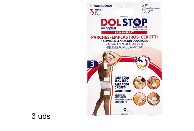 Pack 3 cerotti per dolori muscolari Dolstop