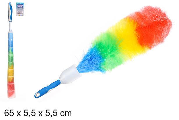 [104175] Magic feather duster w/retractable cover 65 cm  